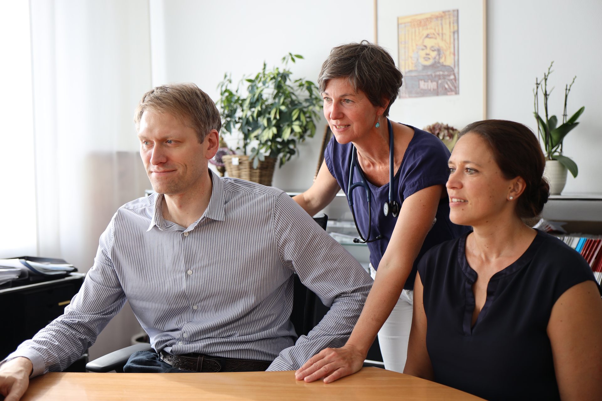 Gemeinsam für Sie da: unser Ärzteteam im Praxisalltag.